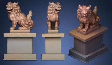 3D model Two Komainu 6 (STL)